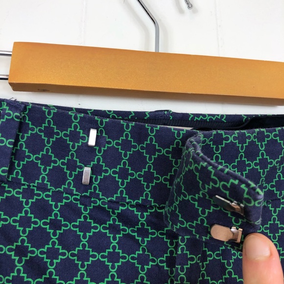 Banana Republic Blue/Green Dress Pants Sz 0 - Picture 6 of 10